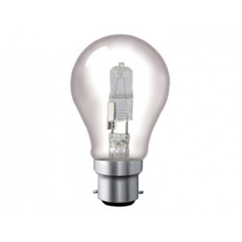 Lampe halogène classique éco standard a55 b22 - Puissance au choix