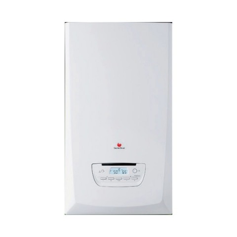 Chaudière à condensation murale saunier duval thema f as condens 12kw h740x l418mm