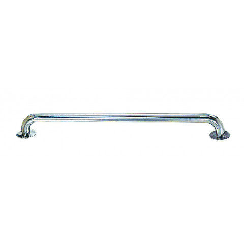 Rampe avec platines soudées - longueur 1m