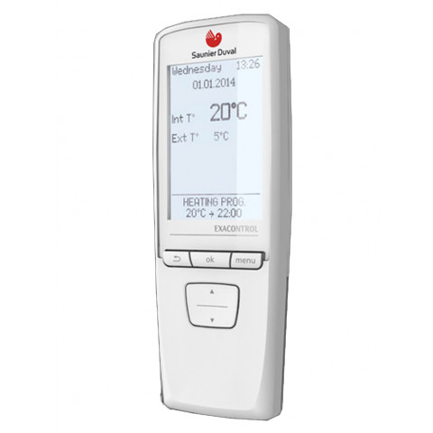 Thermostat programmation saunier duval exacontrol e7rb avec récepteur radio
