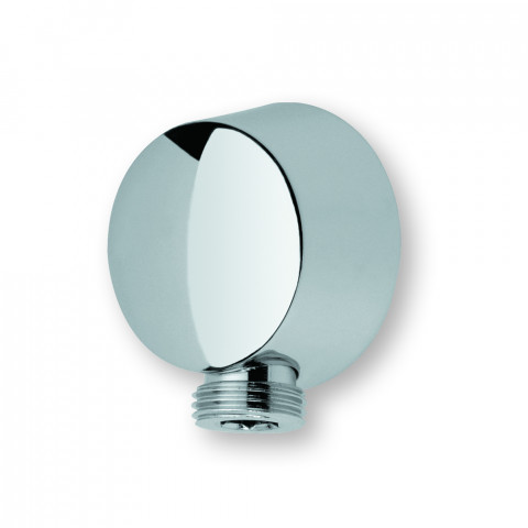 Raccord flexible mural chrome m 1/2
