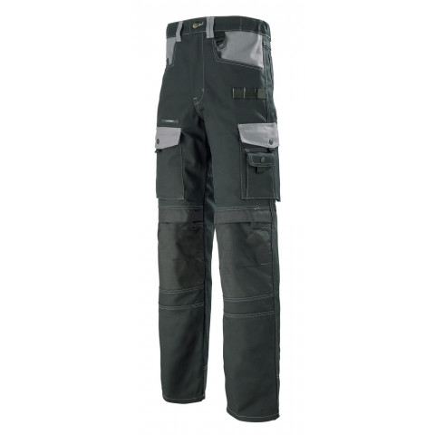 Pantalon de travail work attitude 350 Lafont - noir contrasté gris - Taille au choix