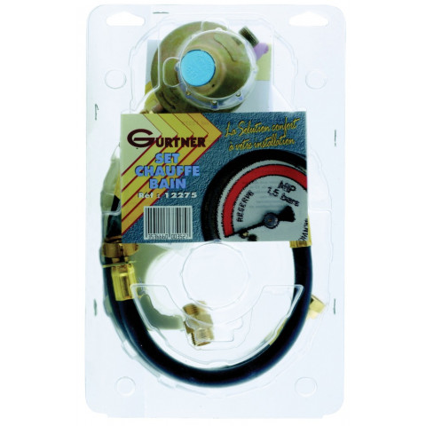 Kit butane chauffe bain 2,6kg/h 28 mb coque