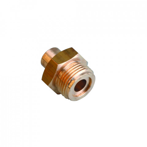 Raccord gaz b-p fer/cuivre mâle à souder 1p 20x150/cu 10 la piece