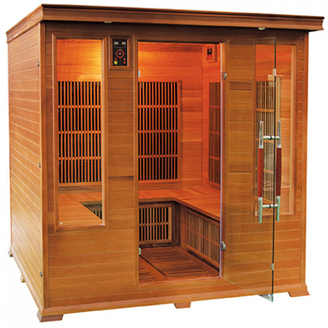 Sauna infrarouge luxe club - france sauna - 4/5 places