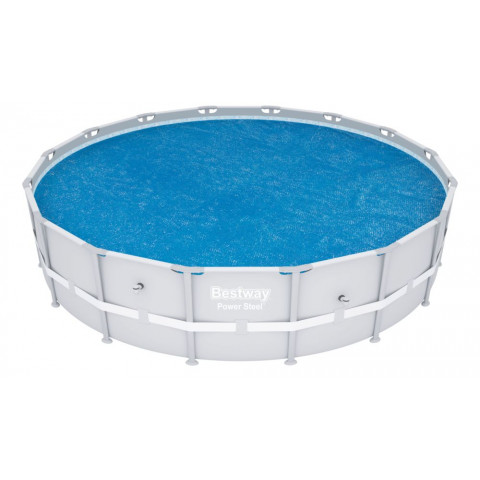 Bâche solaire ý4.62m - bestway - pour piscines power steel ou steel pro max