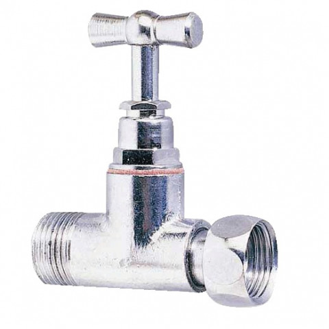 Robinet wc dr chromé à potence 12x17