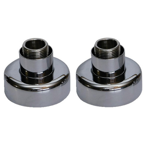 Raccord ancozen ancoswing excentre chrome la paire