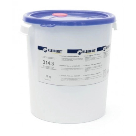 Colle vinylique D4 monocomposante KLEIBERIT 314.3 - seau 30kg avec membrane pour vanne - 314.3.3005