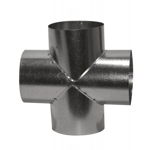Isotip croix « x » pour raccordement sur conduits flexibles dac 125 mm