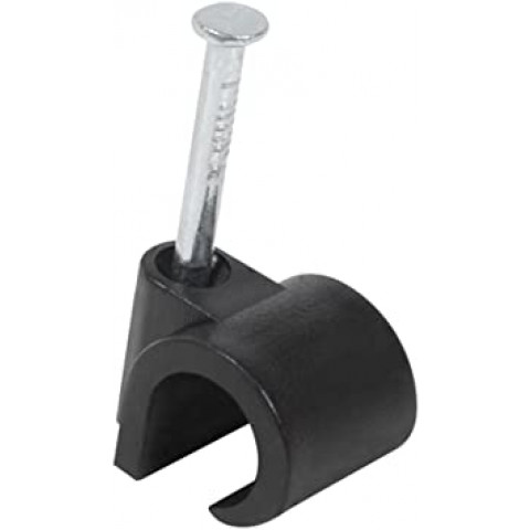 100 Attache-fils pour câble rond Ø 4 à 7mm pointe béton DEBFLEX Noir - 700434