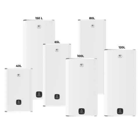 Chauffe-eau électrique malicio 3 - vertical - 120 litres - puissance 2400 w - couleur : blanc