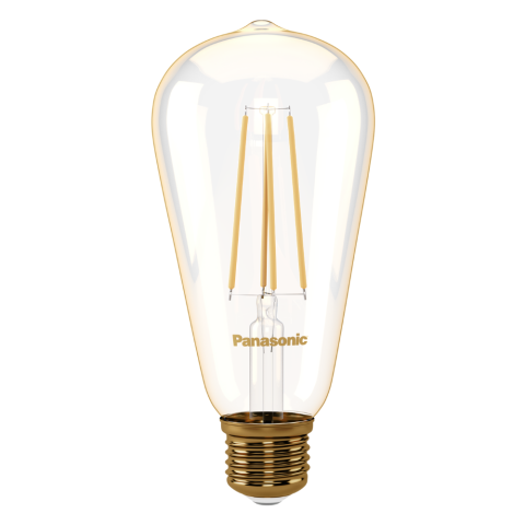 Ampoule st64 filament led e27 4w 2000k panasonic