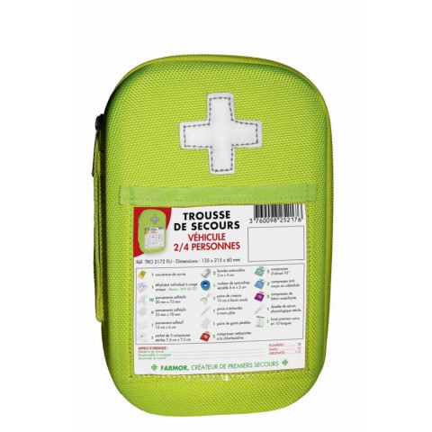 Trousse de secours FARMOR Véhicules - Haute visibilité - TRO 2172 FLJ