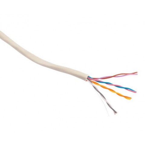 Câble téléphonique adsl type 298 ivoire 4p0,5 mm² ø 4,1 mm 25 m
