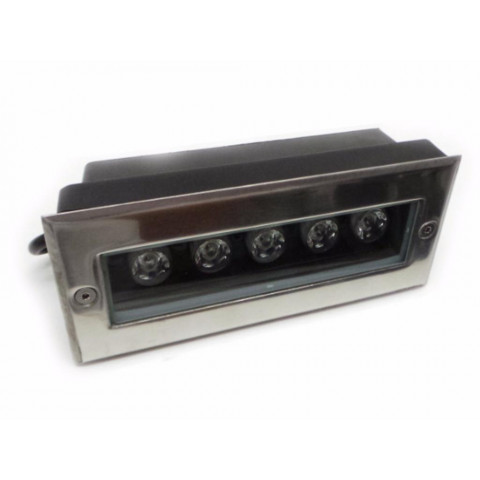 Encastré mural led f91 5w ip44 - couleur eclairage au choix
