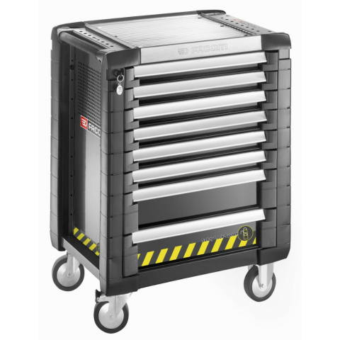 Servante d'atelier JETM3 Sécurité Noir FACOM 8 tiroirs - JET.8GM3SPF