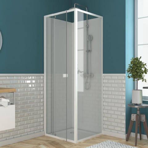Porte de douche pivotante - whity 70 Aurlane - FAC605