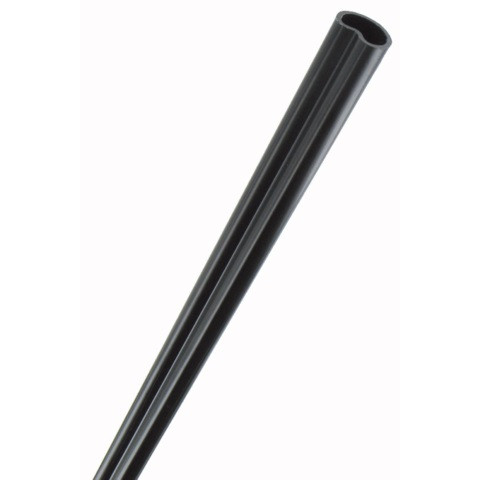 Tube d'espagnolette creux rainuré 4m60 TIRARD Noire - 1ES92001