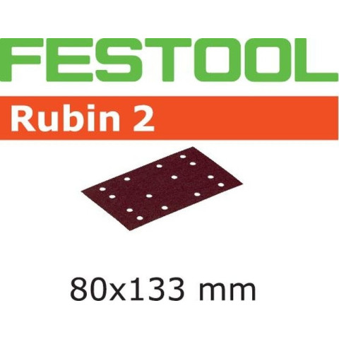 Abrasifs FESTOOL STF 80X133 P40 RU2 - Boite de 50 - 499046