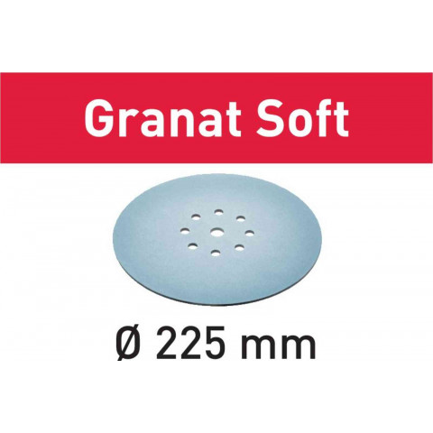 Abrasif stf d225 granat soft festool - grain 180 - 25 pièces - 204225