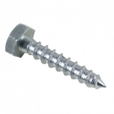 Tirefond lennie - zingué blanc - ø6x25 - boite de 200 - tir0602502b