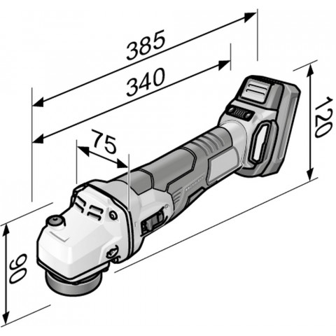 Moteur de base sans fil trinoxflex 18,0 v bme 18.0-ec 5.0 set + accessoires flex - 505935