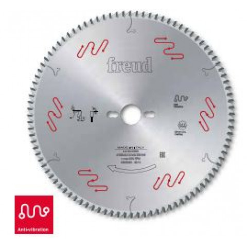 Lame alternée à denture aïgue pour panneaux revêtus freud - ø210 2,5/1,8 al30 z54 ba 38° - f03fs07413 -lu3a 0003
