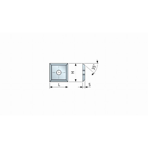 Plaquette 35° 12x12x1,5 - F03FH02880 -CG04MBA310