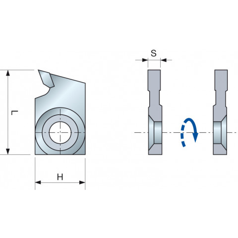 Segment pour rainurage 27x16x4 - F03FC24155 -IG04MSAA3T05