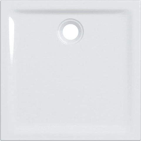 Receveur céramique GEBERIT Renova - 80 x 80 extra-plat à poser/encastrer - 00721800000AG3