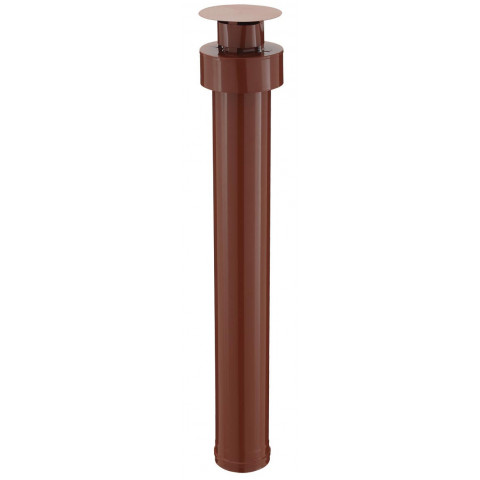 Terminal vertical - PGI pour poêles à Pellets - Diamètre : 80/130 - Couleur : BRIQUE