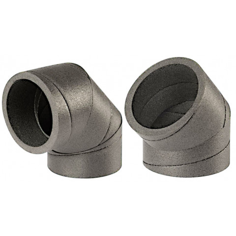 Coude isolé pour raccordement chauffe-eau thermodynamique - Coude à 45 - Diamètre 160