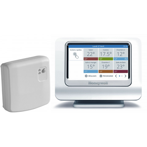 Pack EVOHOME WIFI connecté - Le pack thermostat avec Module et support et Passerelle de communication (version connectée)