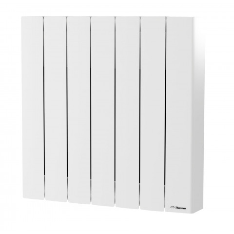 Radiateur électrique à inertie BALEARES Digital - Puissance : 1500 W - L : 823 x H : 579 x E 128 mm