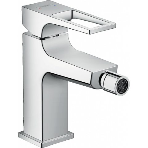 Mitigeur de bidet poignée étrier, bonde Push-Open chromé - 74520000