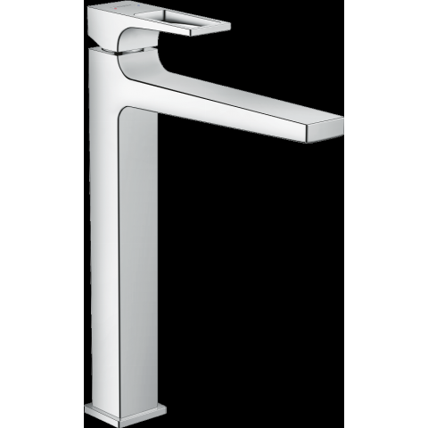 Mitigeur de lavabo HANSGROHE Metropol  poignée étrier, bonde Push-Open chromé - 74512000