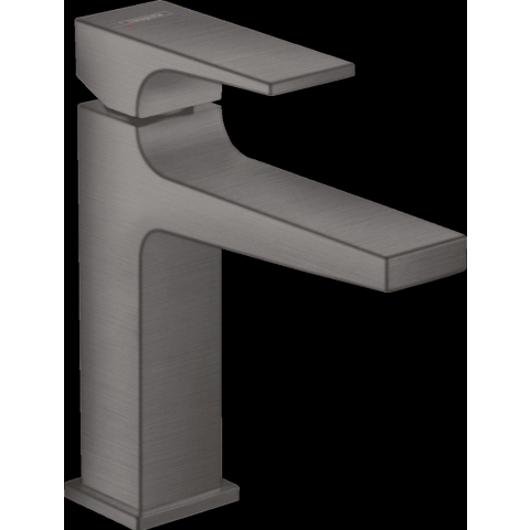 Mitigeur de lavabo HANSGROHE Metropol  poignée manette, bonde Push-Open noir chromé brossé - 32507340
