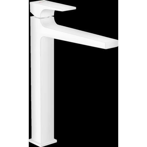 Mitigeur de lavabo HANSGROHE Metropol  poignée manette, bonde Push-Open blanc mat - 32512700