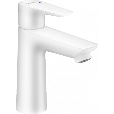 Mitigeur de lavabo HANSGROHE Talis E , avec tirette et vidage blanc mat - 71710700