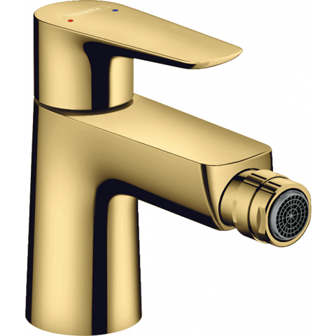 Mitigeur bidet, avec tirette et vidage aspect doré poli - 71720990