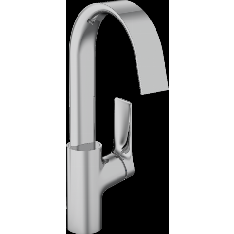 Mitigeur de lavabo HANSGROHE Vivenis  bec haut avec tirette et vidage chromé - 75030000