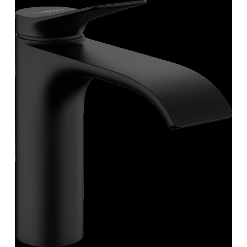 Mitigeur de lavabo HANSGROHE Vivenis  avec tirette et vidage noir mat - 75020670