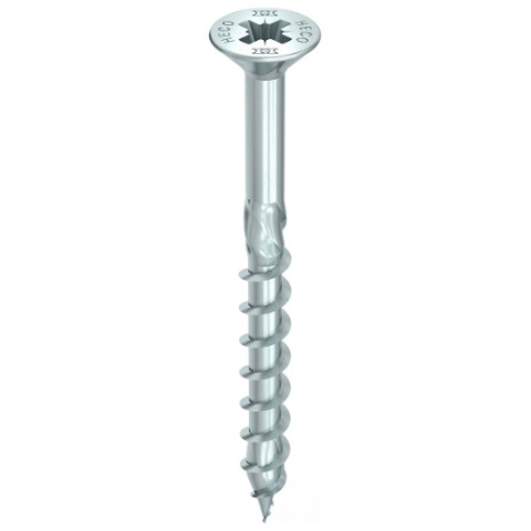 Vis HECO-Topix-Plus - Ø3,5x25mm - Tête Fraisée à poches de fraisage - Filetage Partiel - PZ2 - Boite de 1000 - 60234
