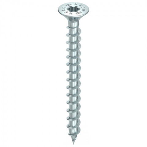 Vis HECO-Topix-Plus - Ø4,5x70mm - Tête Fraisée à poches de fraisage - Filetage Total - T20 - Boite de 200 - 60769