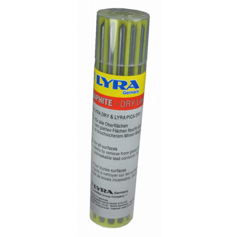Mines de rechanges Lyra Dry HEKA - graphite - 12 pièces - en boîtier - 014750