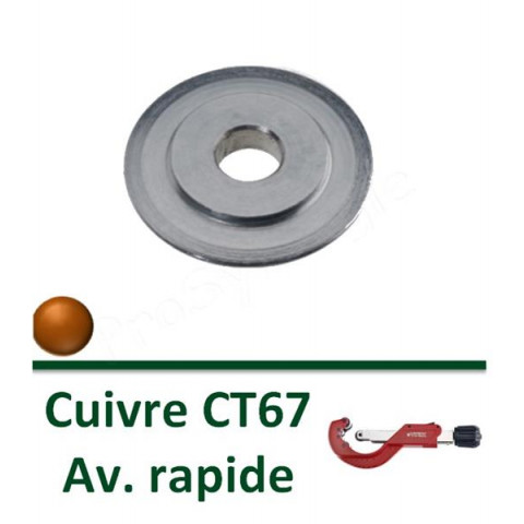Molette inox pour coupe-tube avance rapide 210451