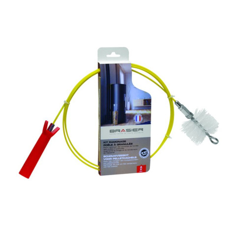 Kit de ramonage isotip - special pellets - flexible brosse nylon ø80 mm - 001817