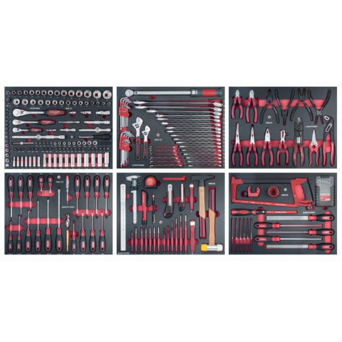 Assortiment d'outils Completo EVA 6 tiroirs KRAFTWERK 280 pièces - 105.515.000