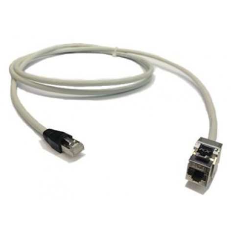 Liaison  rj45 mâle/femelle préconnectée cat.6 f/utp 50m